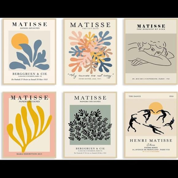 Art Henri Matisse Flower Market Classic Art Posters Prints 6 Vintage